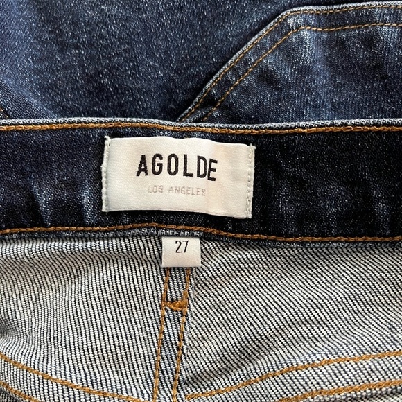 AGOLDE Sophie High Rise Dark Wash Skinny Jeans - Picture 10 of 12